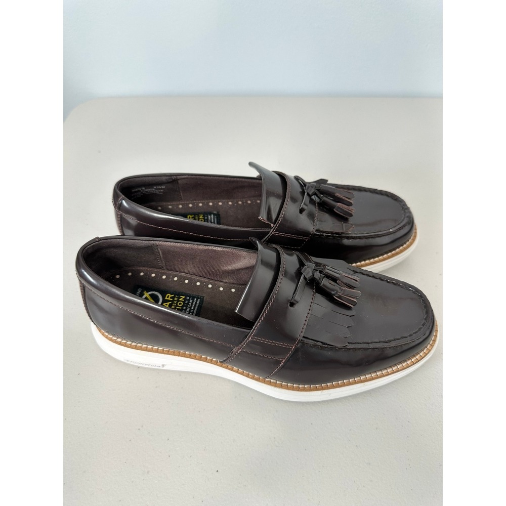 Cole Haan OriginalGrand Loafers Size 8.5M Brown Tassel Kiltie Preppy C36509